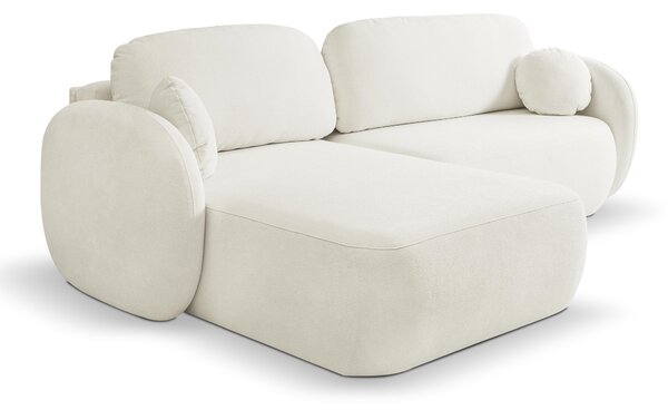 Rohová sedací souprava Onyx (bílá) (L). Akce -25%