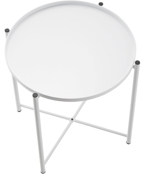Tectake Odkládací stolek Chester 45,5x45,5x53cm - bílá