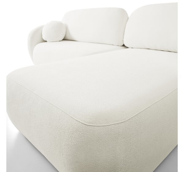 Rohová sedací souprava Onyx (bílá) (P). Akce -25%