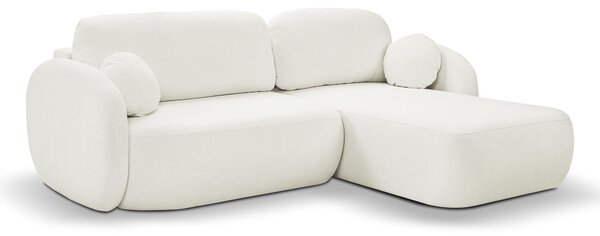 Rohová sedací souprava Onyx (bílá) (P). Akce -25%
