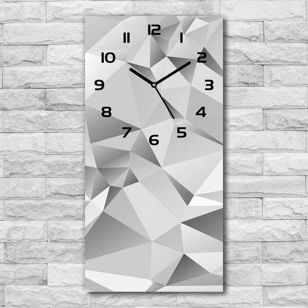 Nástěnné skleněné hodiny Abstrakce 3D pl_zsp_30x60_c-f_72182764