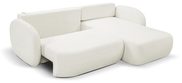 Rohová sedací souprava Onyx (bílá) (P). Akce -25%