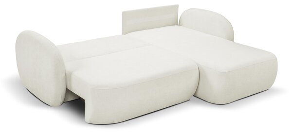 Rohová sedací souprava Onyx (bílá) (P). Akce -25%