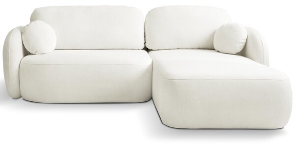 Rohová sedací souprava Onyx (bílá) (P). Akce -25%