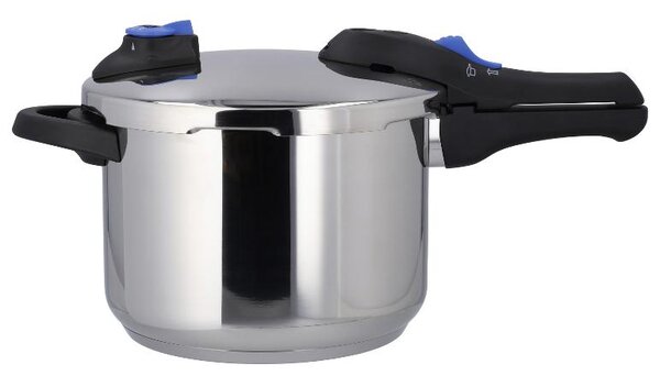 Silvercrest® Tlakový hrnec z nerezové oceli, Ø 22 cm, 6 l (100395543)