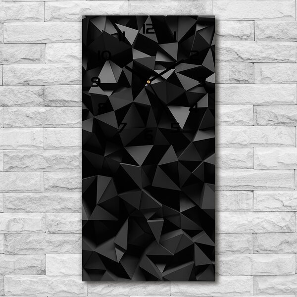 Nástěnné skleněné hodiny Abstrakce 3D pl_zsp_30x60_c-f_72900268