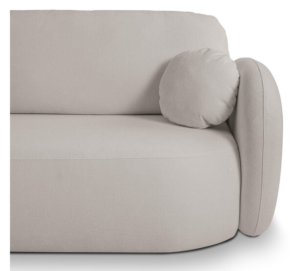 Rohová sedací souprava Onyx (světle šedá) (L)