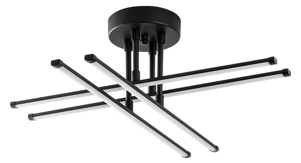 Opviq Stropní LED svítidlo EXHAUST černé