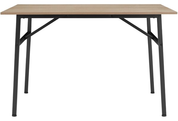 Tectake Jídelní stůl Swansea 120x75x76cm - Industrial světlé dřevo, dub Sonoma