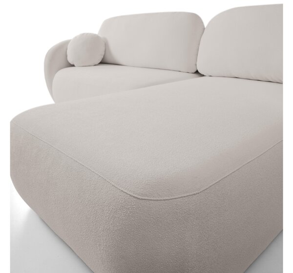 Rohová sedací souprava Onyx (světle šedá) (P)