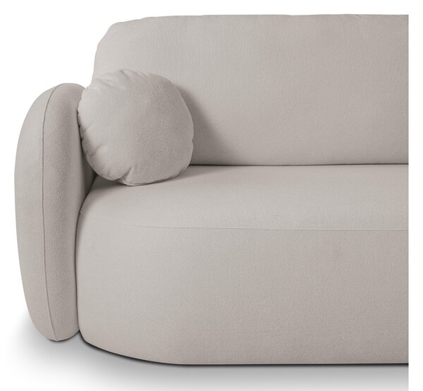 Rohová sedací souprava Onyx (světle šedá) (P)