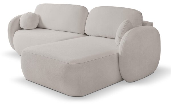 Rohová sedací souprava Onyx (světle šedá) (P)