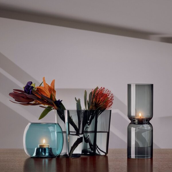 Váza Alvar Aalto 220mm tmavě šedá