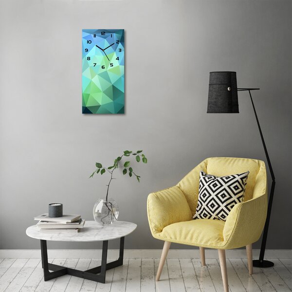 Nástěnné skleněné hodiny Abstrakce pozadí pl_zsp_30x60_c-f_80689958
