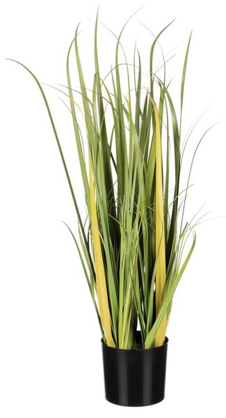 Umělá rostlina v květináči Tráva 70 cm, zelená