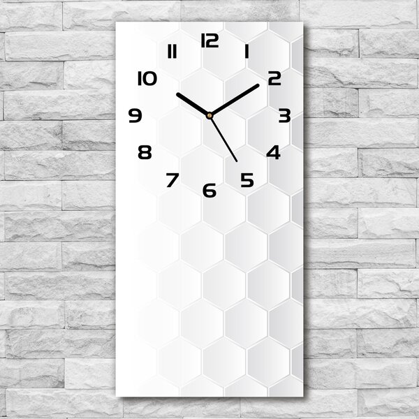 Nástěnné hodiny tiché Geometrické pozadí pl_zsp_30x60_c-f_81727456