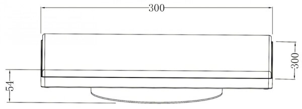 Deko-Light nástěnné a stropní svítidlo Mensae hranaté 220-240V AC/50-60Hz 20,00 W 3000 K 1240 lm 300 mm tmavěšedá 348071
