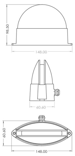 Deko-Light nástěnné a stropní svítidlo Maia II 220-240V AC/50-60Hz 5,00 W 3000 K 70 lm 148,00 mm bílá 731105