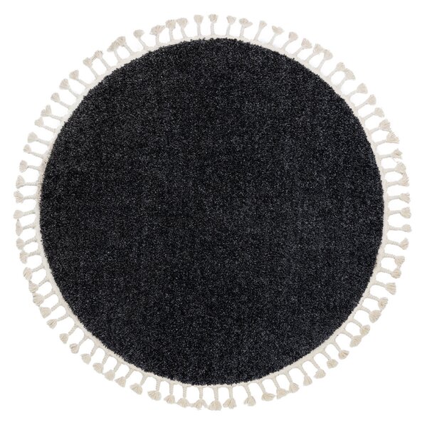 Dywany Łuszczów Kusový koberec Berber 9000 grey kruh - 120x120 (průměr) kruh cm