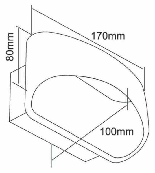 Deko-Light nástěnné přisazené svítidlo Acamar 220-240V AC/50-60Hz 6,90 W 3000 K 390 lm 170 mm bílá 341194