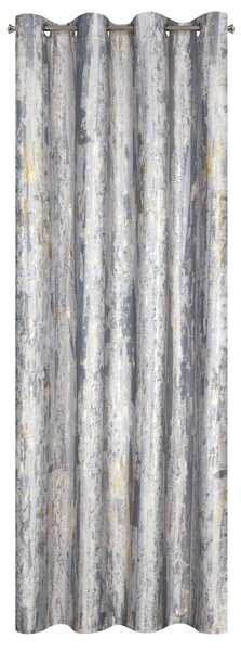ZATEMŇOVACÍ ZÁVĚS NA KROUŽCÍCH GRACE 140X250 CM VZOROVANÁ
