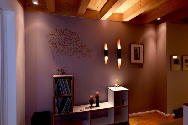 Deko-Light nástěnné přisazené svítidlo Apodis 800 220-240V AC/50-60Hz 14,70 W 3000 K 450 lm 76 mm růžová zlatá 341203