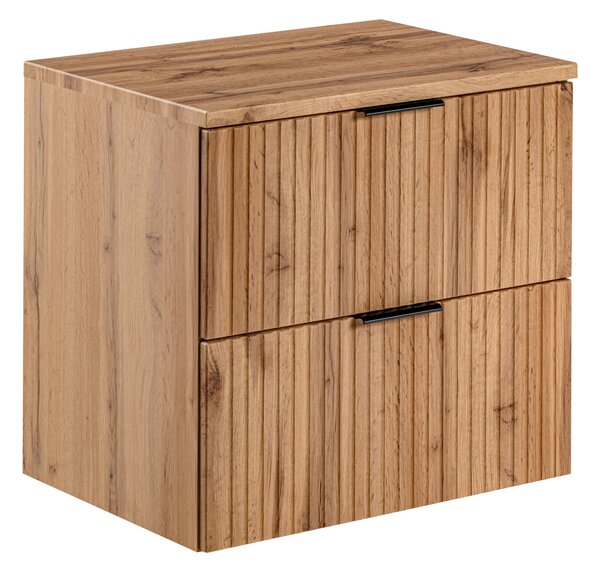 Koupelnová skříňka s deskou ADEL Oak D60/1 | 60 cm