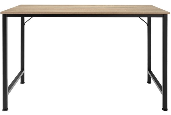 Tectake Psací stůl Jenkins - Industrial světlé dřevo, dub Sonoma, 140 cm