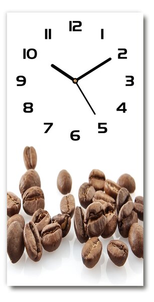 Moderní hodiny nástěnné Zrnka kávy pl_zsp_30x60_c-f_84266885