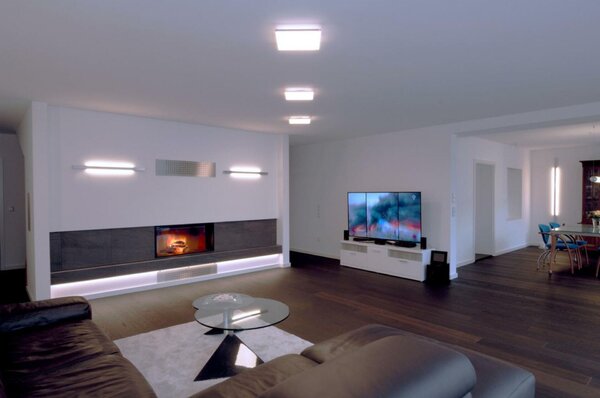 Deko-Light nástěnné přisazené svítidlo Larga 910 100-277V AC/50-60Hz 9,00 W 3000 K 770 lm 910 mm stříbrná 341209