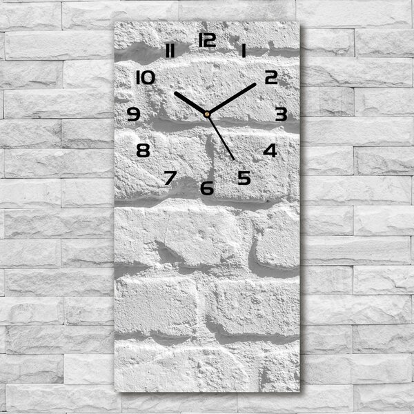 Nástěnné skleněné hodiny Zděná zeď pl_zsp_30x60_c-f_88179779
