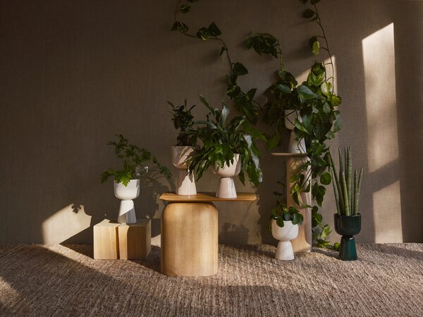 Květináč Nappula iittala vysoký tmavě zelený *