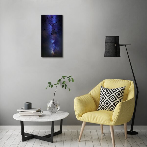 Nástěnné skleněné hodiny Mléčná dráha pl_zsp_30x60_c-f_89865661