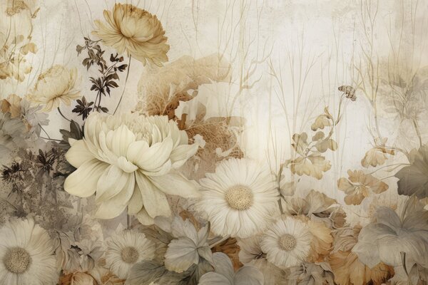Fototapeta Zde je pět alternativních titulků:, Fototapety s velkými květy, Populární fototapety, w03654 - Tapeko.co.cz