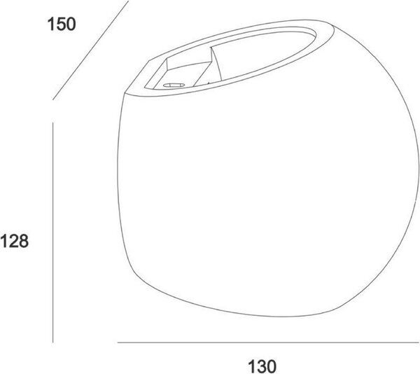 Deko-Light nástěnné přisazené svítidlo Osano II 220-240V AC/50-60Hz G9 1x max. 25,00 W 150 mm šedá 341177
