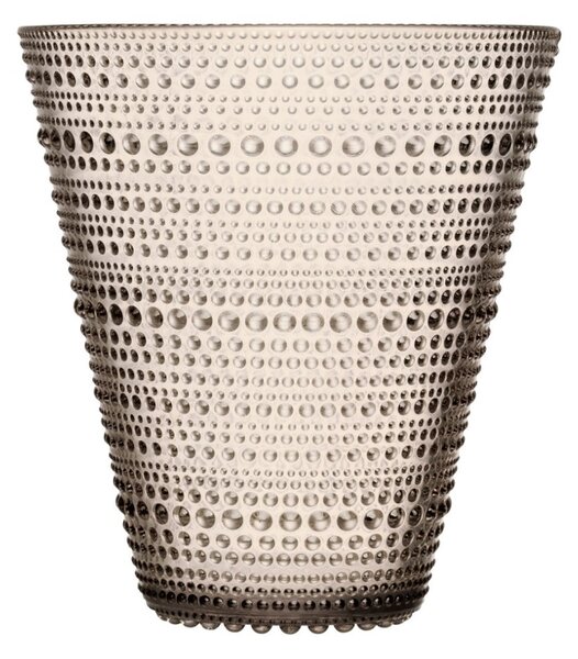 Váza Kastehelmi 15,4 cm světle hnědá linen