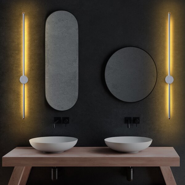 Opviq Nástěnné LED svítidlo Sword II šedé