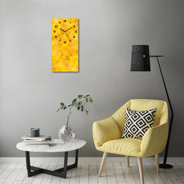 Nástěnné hodiny Abstrakce trojúhelníky pl_zsp_30x60_c-f_89631847