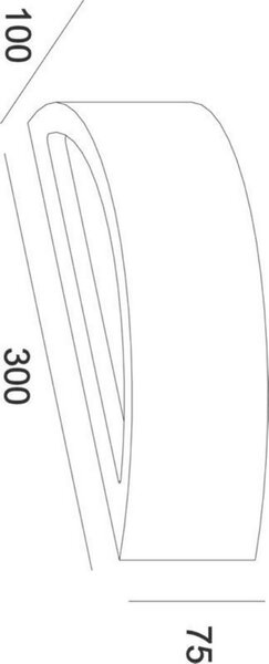 Deko-Light nástěnné přisazené svítidlo Sarin 220-240V AC/50-60Hz E14 1x max. 25,00 W 300 mm šedá 341178