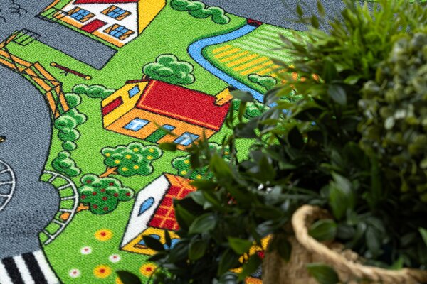 Kobercový ráj Dětský kusový koberec LITTLE VILLAGE Uličky Rozměr: 100x200 cm