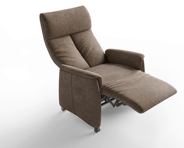 RELAXAČNÍ KŘESLO, textil, hnědá Sit & More - Online Only křesla & taburety, Online Only