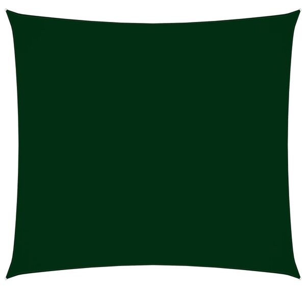 Stínící plachta oxfordská látka čtvercová 3,6x3,6m tmavě zelená