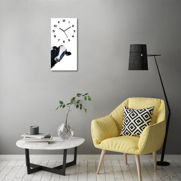 Nástěnné skleněné hodiny Strakatá kráva pl_zsp_30x60_c-f_91962893