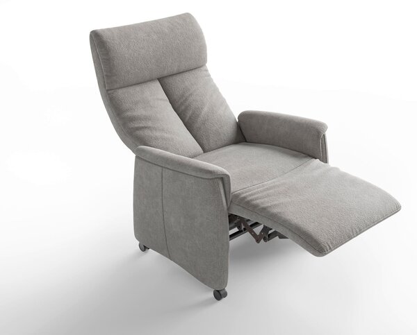 RELAXAČNÍ KŘESLO, textil, šedá Sit & More - Online Only křesla & taburety, Online Only