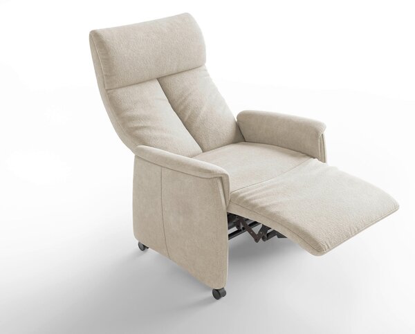 RELAXAČNÍ KŘESLO, textil, barvy stříbra Sit & More - Online Only křesla & taburety, Online Only