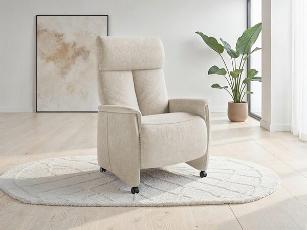 RELAXAČNÍ KŘESLO, textil, barvy stříbra Sit & More - Online Only křesla & taburety, Online Only