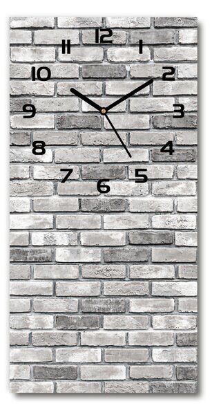 Nástěnné skleněné hodiny Zděná zeď pl_zsp_30x60_c-f_96615467