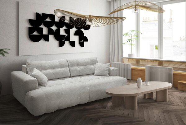 POHOVKA BIG SOFA, plast, textil, kompozitní dřevo, béžová Livetastic - Pohovky, Online Only