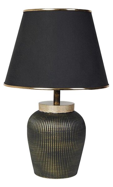 Stolní lampa RAMZES 1xE27/40W/230V černá/zlatá