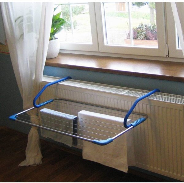 CONFORTIME Sušák na radiátor/ na balkón, stojan na sušení prádla, 10m, 120x50cm